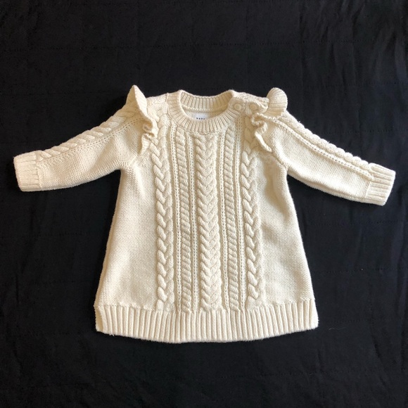 Gap cable knit sweater dress 0-3 M